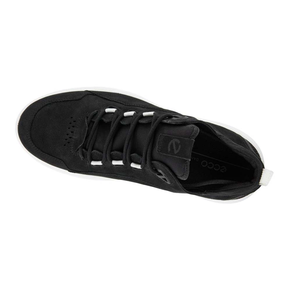 Men's Ecco Soft7 Runner Casual Shoes Black | Canada 489KOR